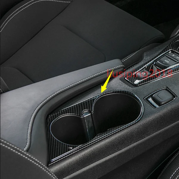 Карбоновая Передняя панель держателя стакана воды для Chevrolet Camaro