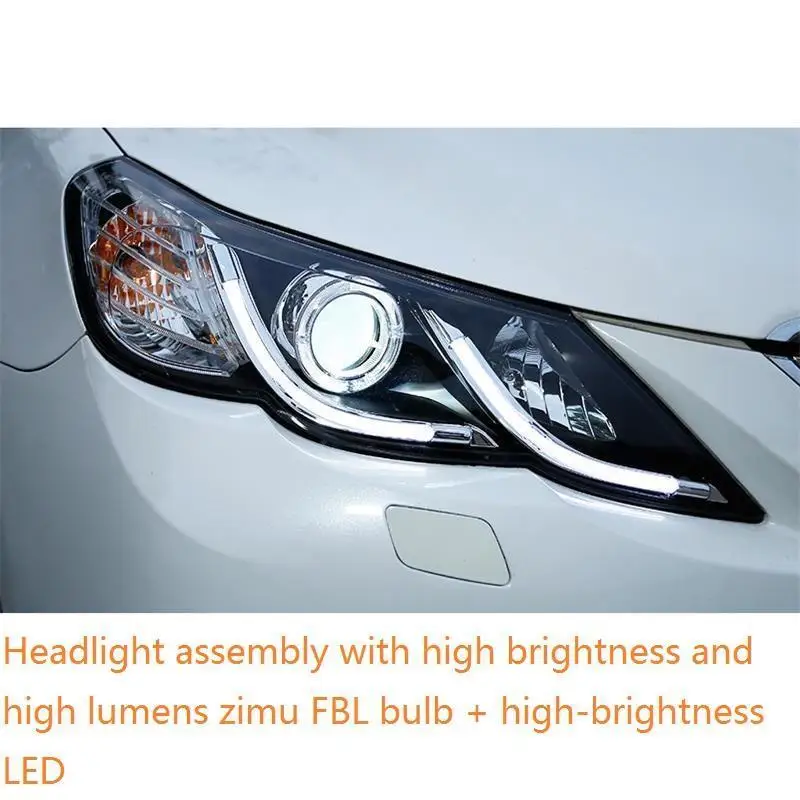 MODEL S Дневные ходовые автозапчасти Drl Luces Led Para Авто Cob фары Задние Автомобильные фары в сборе 10 11 12 13 для Toyota MARK X - Цвет: MODEL S