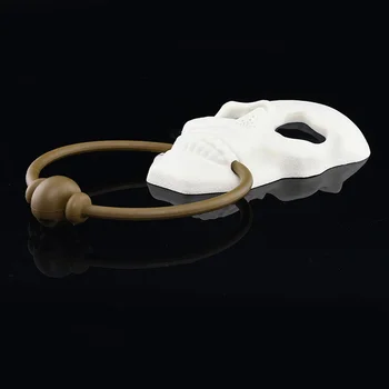 

xHalloween Horror Skull Shape Glowing Audible Doorbell Props Party Home Decoration Halloween Supplies 86