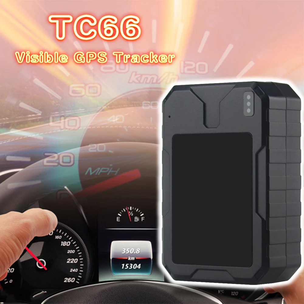 Waterproof Design GPS Tracker TC66 For Vehicle Built in 6000mAh
