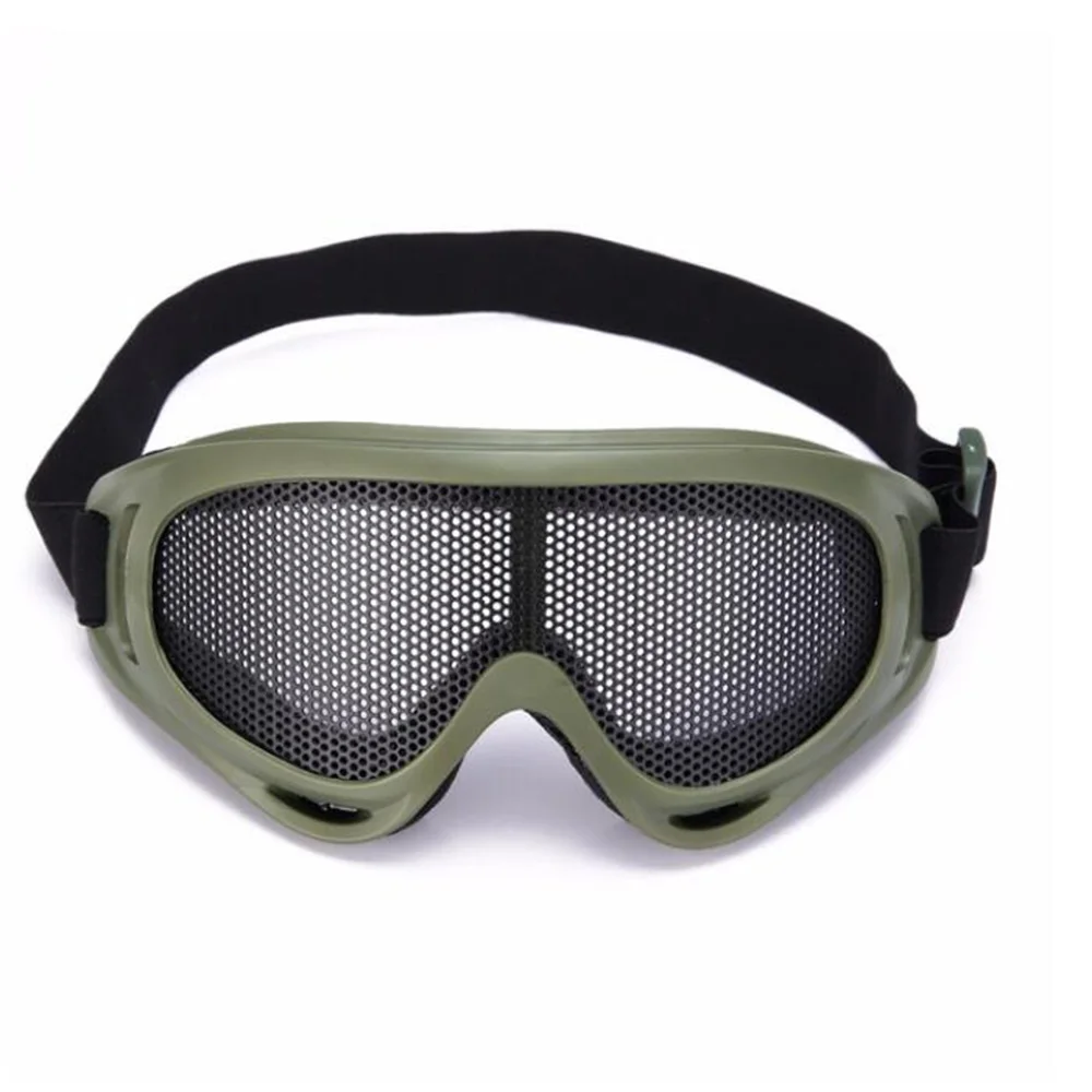 green X400, защитные тактические очки для альпинизма, пешего туризма, велоспорта, металлические сетчатые очки, защитные очки для глаз, инструмент для выживания - Цвет: green