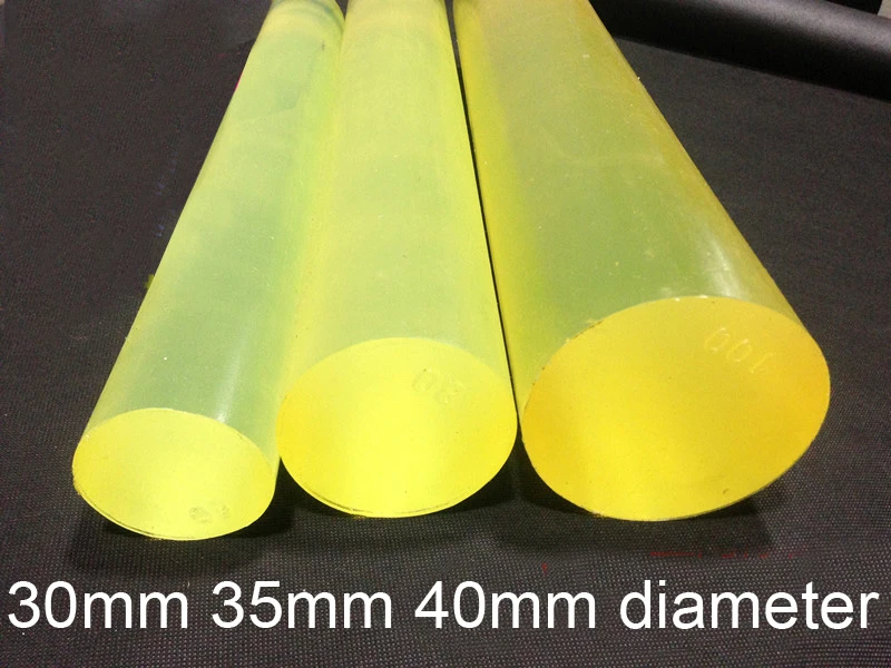 30mm 35mm 40mm Diameter Polyurethane Rod Pu Adhesive Bar Elastic Rods Rubber Spring Stick Pur Elastic Rubber Bar Shafts Aliexpress