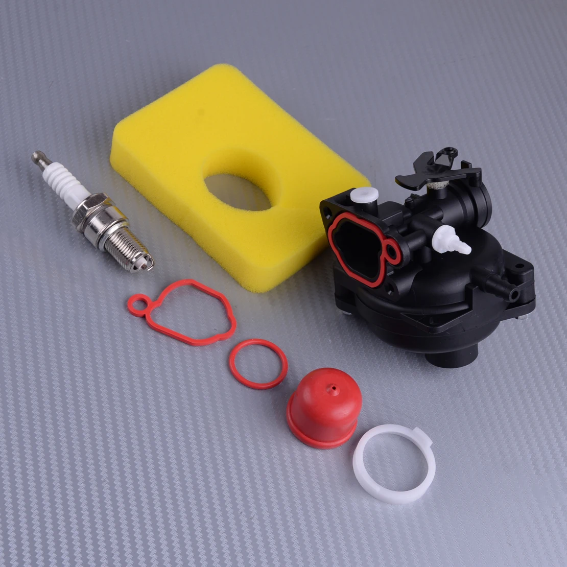 

LETAOSK 799583 593261 595656b Carburetor Air Filter Accessories Set Fit For Briggs Stratton Engine