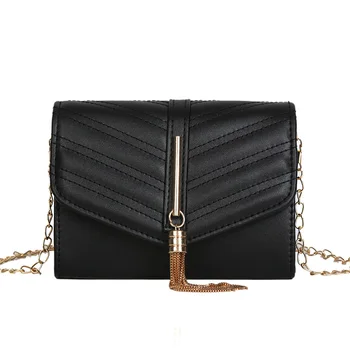

Luxury Handbags Women Bags Designer Fashion Tassel Louis Shoulder Crossbody Bag Mini Cluth Famous GG CC Black Flap Bag
