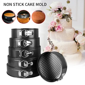 

Baking Pans Kitchen Cake Tool Cake Mold Metal Round Baking Dish Bakeware Non-stick Mold Kitchen Accessories Gadget drop shipping
