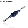 XCAN Thread Tap 10pcs M1-M3.5 HSS Metric Plug Tap Screw Tap Drill with Adjustable Tap Wrench Nano Blue Coated  Machine Tap ► Photo 3/6