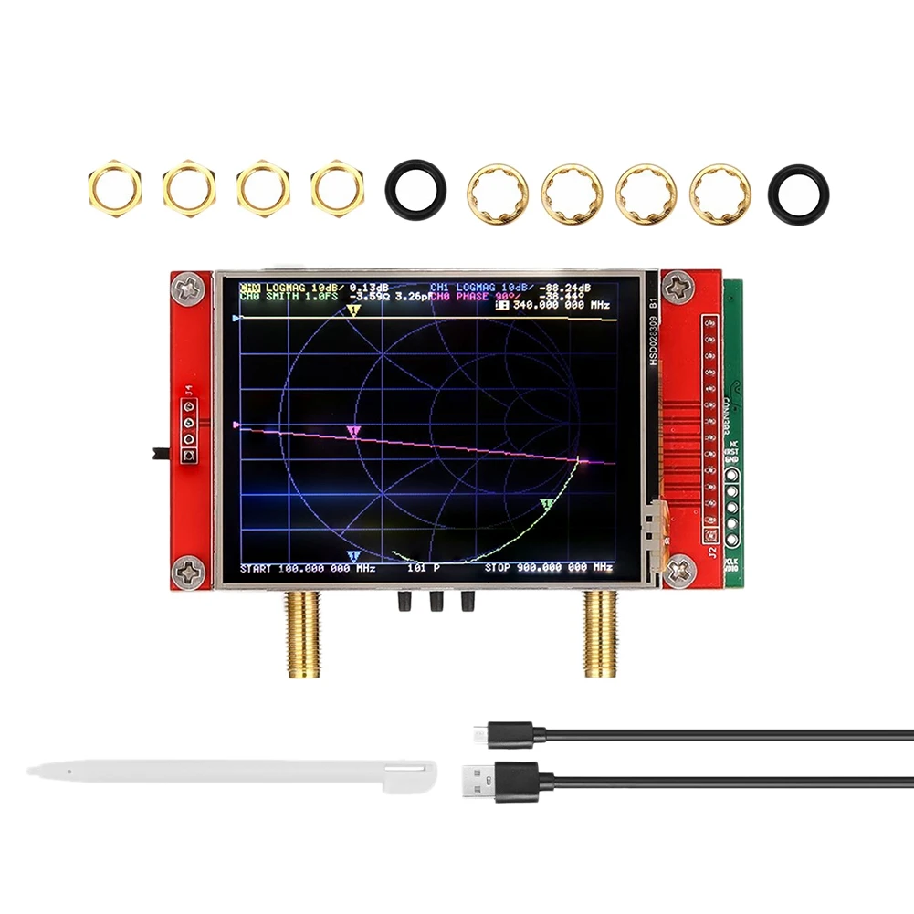 NanoVNA V2 3G векторный сетевой анализатор тестер антенный коротковолновый S A 2 Nano Vna HF