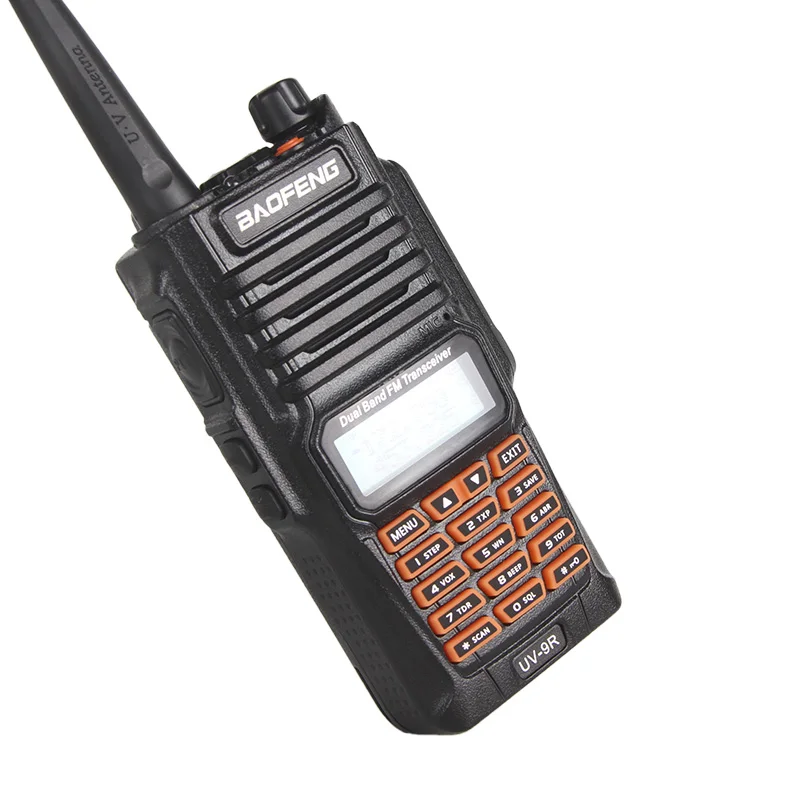 Baofeng UV-9R Plus Водонепроницаемая портативная рация 8 Вт двухстороннее радио Двухдиапазонный портативный 10 км Дальний диапазон UV9R CB Ham портативное радио