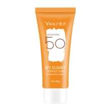 Солнцезащитный крем для лица 60 г анти УФ крем от солнца Освежающая текстура водостойкий влагоизолирующий крем для тела SPF50 уход за кожей