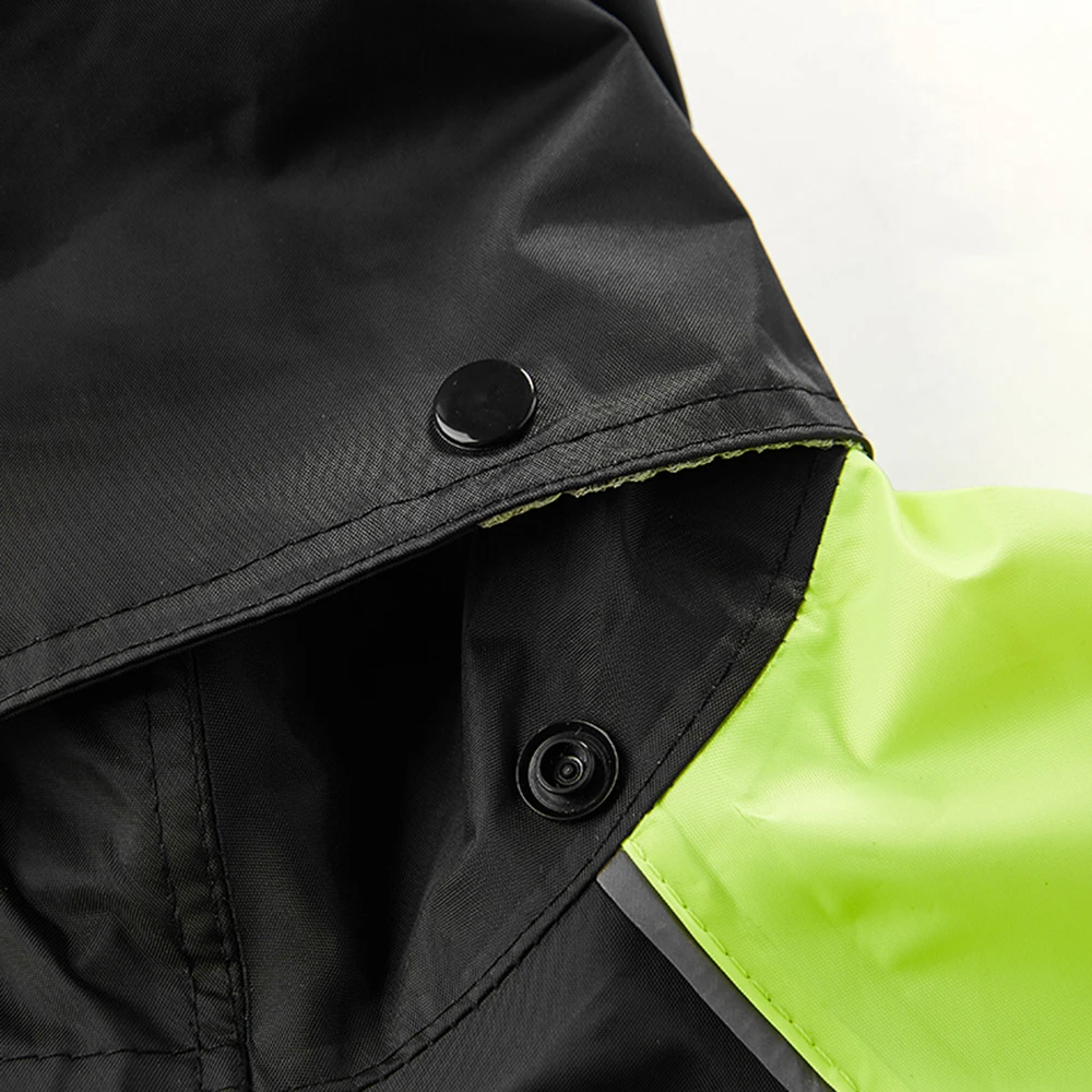 SPRS с капюшоном мотоциклетный плащ светоотражающий мото дождевик водонепроницаемый мотоциклетная куртка Открытый мотоцикл Дождевик одежда