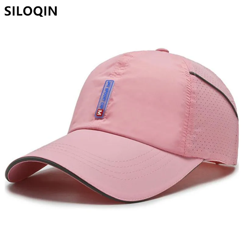 

SILOQIN New women casual hat summer breathable baseball cap for men women extra-thin snapback cap men's fishing cap sports caps