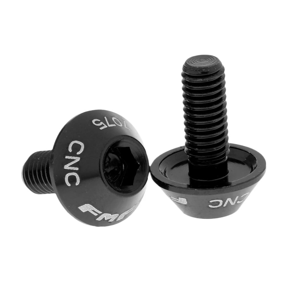 6 Pieces Bicycle Cycle Water Bottle Cage Bolts M5 x 12mm Screw Alloy Can be Applied to Most Bikes
