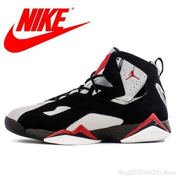 

Nike Jordan Femme Nike Air Jordan 7 Men's Jordan Shoes Basketball Lace-up Gym Training Boots Sport Women Sneaker non-slip