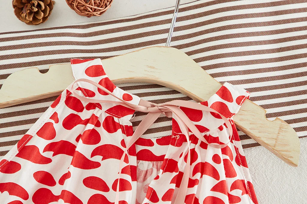 Girl Dress Toddler Kids Girls Floral Flowers Print Dress Princess Dresses Clothes Spring Summer Dresses for Girls #C