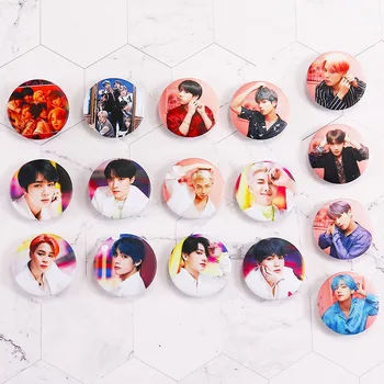 

Kpop Album Brooch Pin Badge Accessories For Clothes Hat Backpack Decoration 1pcs Customizable Brooch Custom Pins