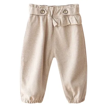 

Solid Print Pattern Cotton Baby Trousers Baby Boys Girls Pants For Sports Baby Harem Pants Kids For Newborn Girl Boy Clothing