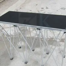 1 м X 2 м платформа 100 см высота RK умная сцена, портативный сценический комплект, модульная сценическая платформа, Портативная Алюминиевая сцена