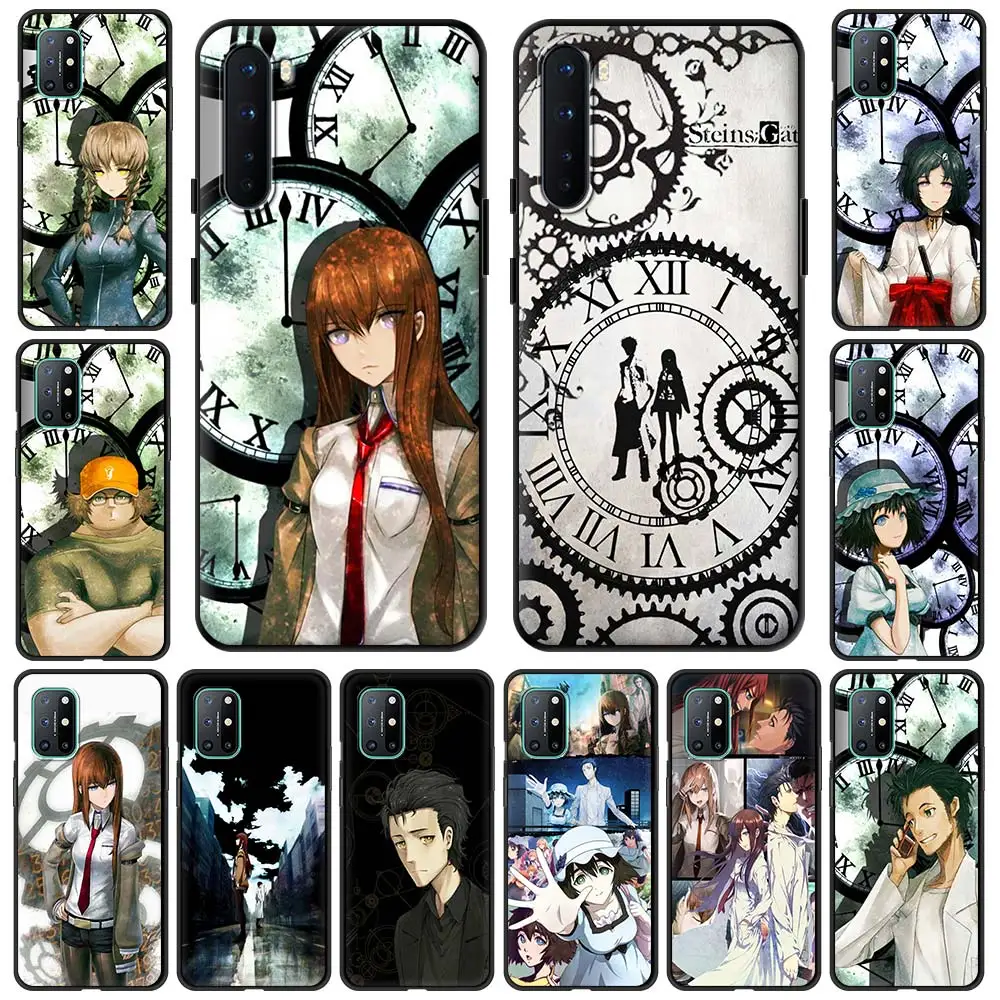 Steins Gate Okabe Anime Manga Phone Case For Oneplus 9 8 7 7t Pro 9rt 9r 8t Nord N100 N0 N10 Ce 2 5g Z Soft Black Cover Couqe Phone Case Covers Aliexpress