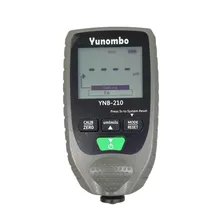 Yunombo YNB-210 New Professional Digital Coating Thickness Gauge Car Paint Tester Thickness Meter with Backlight