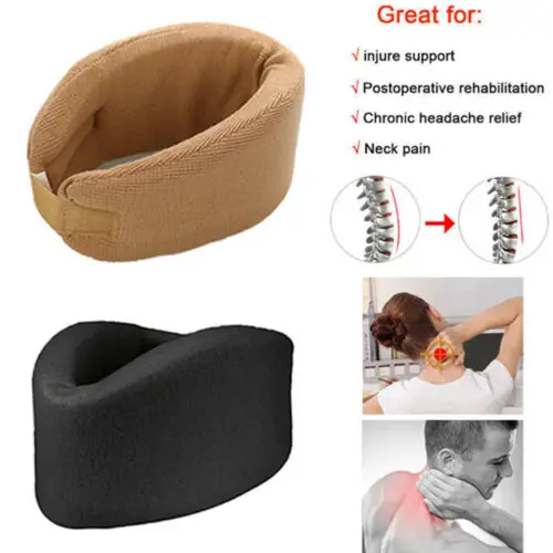 

Inflatable Neck Support Pain Relief Therapy Relax Soft Foam Cervical Collar Support for Women and Men