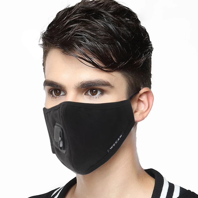 

Reusable 5 layers of Protection Mask With Respirator Outdoor Anti Haze Dust Mask Cotton Breathable Adjustable Protective Mask