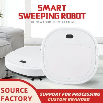 

3 In 1 Robot Vacuum Cleaner UV Disinfection USB Charging Smart Sweeping Robot Automatic Sweeper Household Floor Cleaning Machine