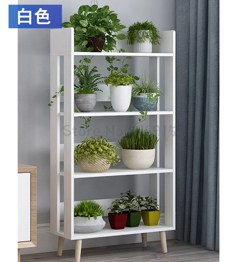 Floral Shelf Space Multi-storey Indoor Solid Wood Living Room Balcony Household Storage Meat Floor Flower Shelf Saves Space