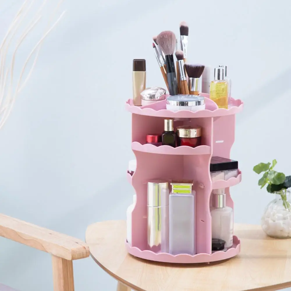 Torage Rack 360 градусов вращения косметичка Diy Регулируемый держатель для хранения
