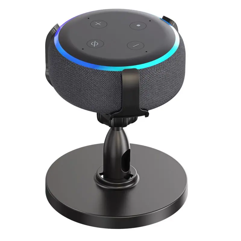 

for Echo Dot 3rd Generation Portable Speaker Stand 360 Degree Rotation Table Holder Adjustable Stand Bracket Mount In Kitchen