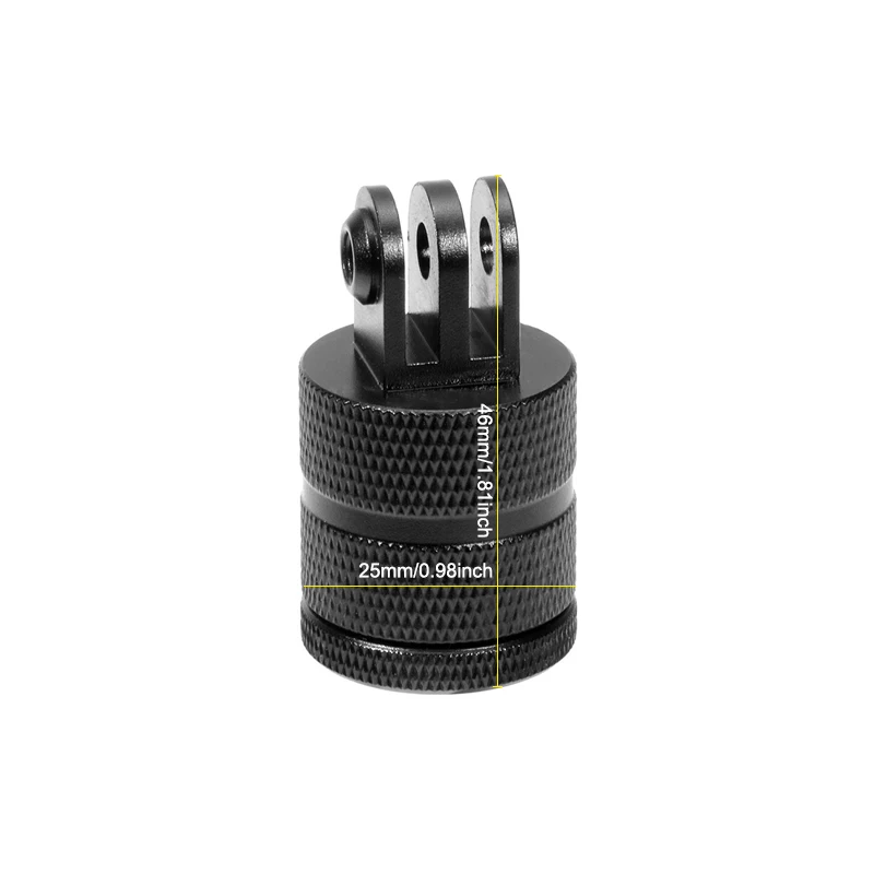 Tripé de Montagem Monopé Adaptador Giro de 360 Graus de Alumínio para Gopro Hero 10 Sjcam yi Eken Dji go Pro Câmera - Image 3