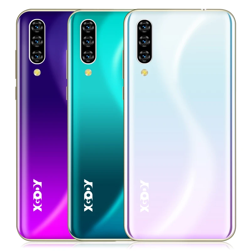 XGODY 3G Mobile Phone Note 7 2GB 16GB Smartphone 6.26'' Waterdrop HD Screen MTK6580 Quad Core Android 9.0 Face ID Unlock 2800mAh