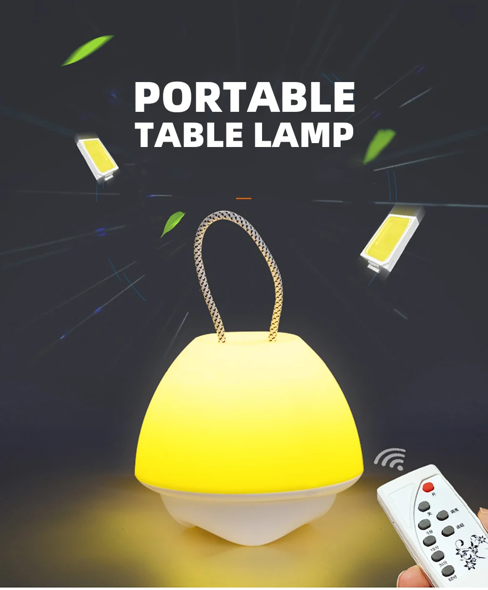 

Stiny Portable LED Night Light Lamp Wireless Reading Night Lights LED Table Lamp for Children Bedside Outdoor Lighting