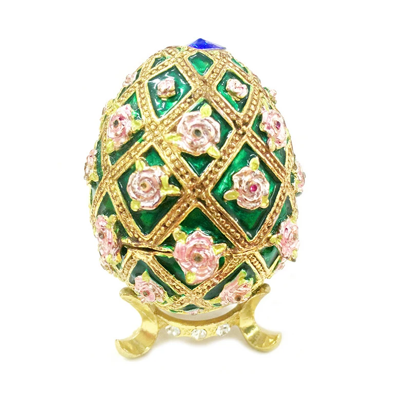 Splice Enamel Jewelry Box Figurines Metal Crafts Exquisite Design Wedding Gifts Storage Home Decoration Accessories Ornaments | Дом и сад