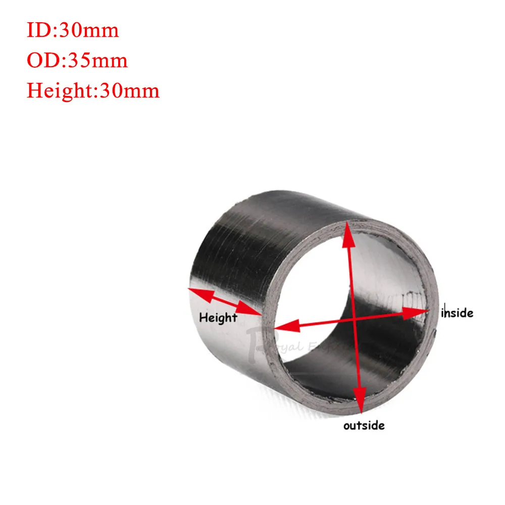 Выхлопная труба, Графитовая прокладка для глушителя, уплотнительная прокладка, разъем для мотоцикла, грязь, велосипед ямы, аксессуары OD 35 мм 42 мм 45 мм 48 мм