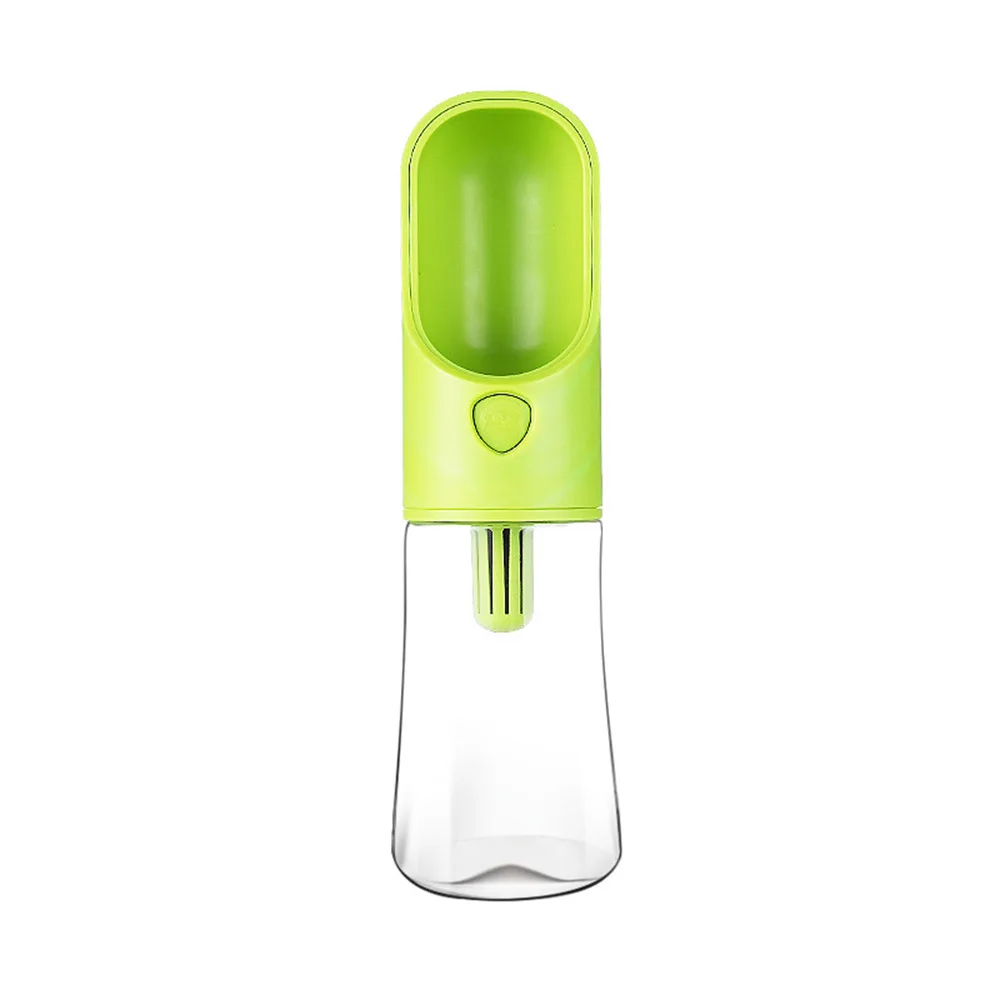 Portable Pet Dog Water Bottle For Small Large Dog Travel Puppy Cat Drinking Bowl Outdoor Water Dispenser Feeder Pet Product 5 - Цвет: Green