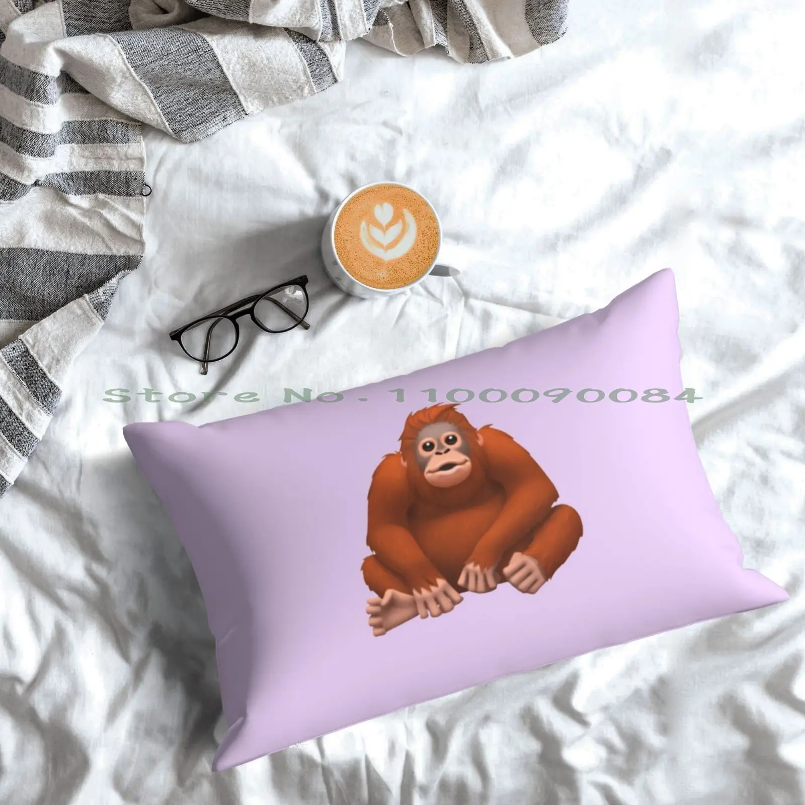 Ape Pillow Case Printed Pillow Cover Home Textiles Decorative Pillowcase  Customize Gift Ape Bape Cool Monkey White Funny Chimp H - AliExpress