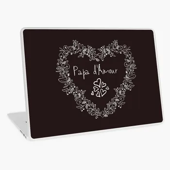 

Papa d Amour funny stikers givs Laptop Sticker Notebook Skin Stickers Cover Decal Art Decal Fits 13.3" 14" 15.6" 16" Universal