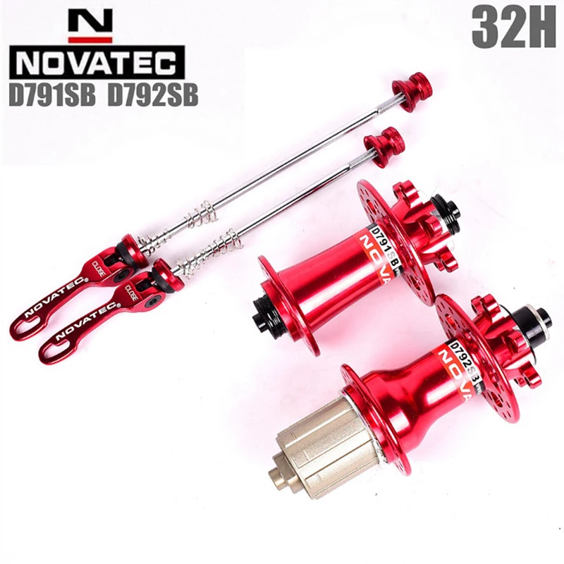 

1 Set Novatec MTB Hub Superlite MTB Bike Bicycle Front Rear Disc Hubs Upgrade Replacement D791SB D792SB