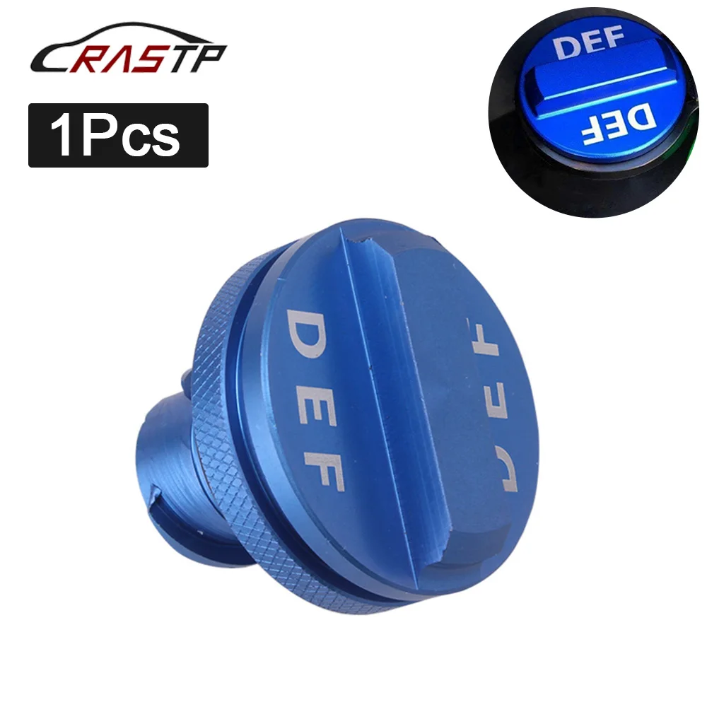 

RASTP-13-17 Diesel Cover DEF Fuel Tank Cap Aluminum alloy Gas Oil Cap Blue for Do-dge Ram RS-CAP015