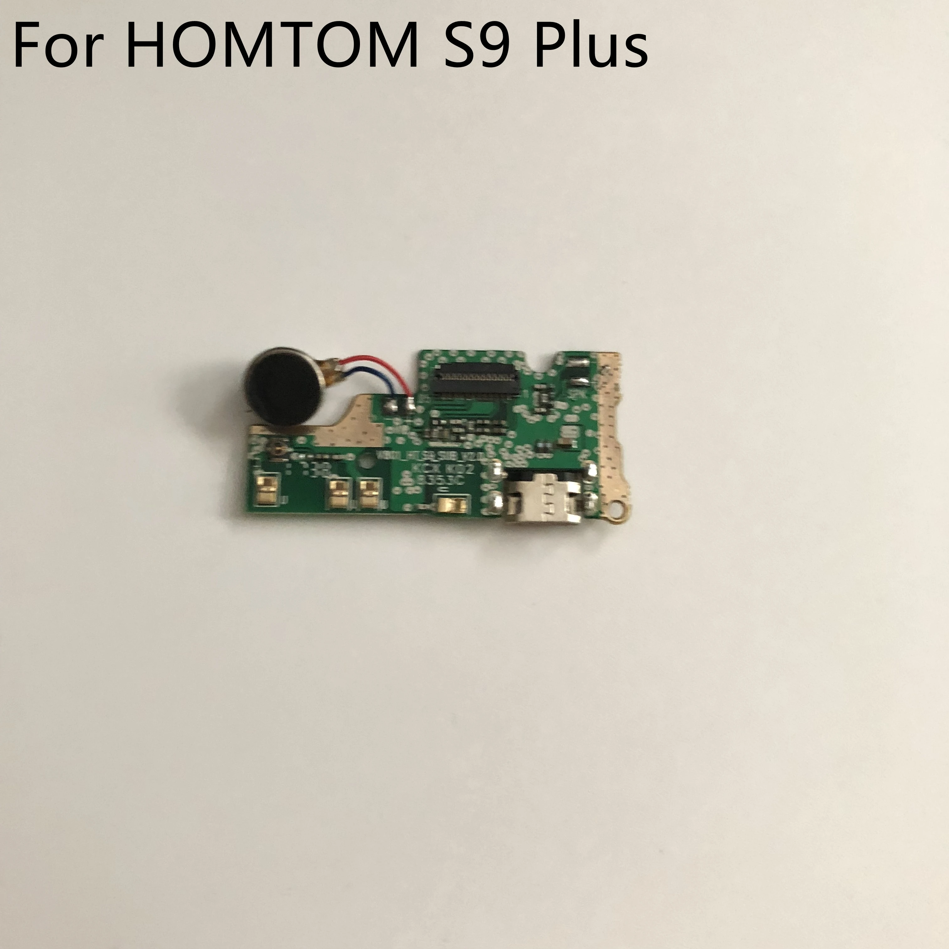Б/у зарядная плата с usb разъемом + вибромотор для HOMTOM S9 Plus MTK6750T Octa Core 5 99 &quot18:9 HD