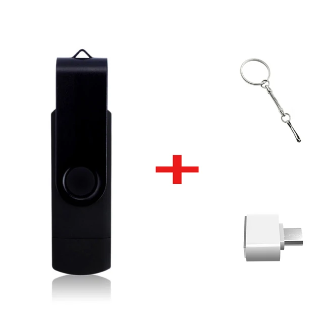 USB флеш-накопитель 128 Гб 64 Гб cle usb флеш-накопитель 32 Гб оперативной памяти, 16 Гб встроенной памяти, флэш-накопитель 8 ГБ 4 ГБ мини USB 3,0 флеш-накопитель диск для микро-чехол для телефона - Color: free micro adapter