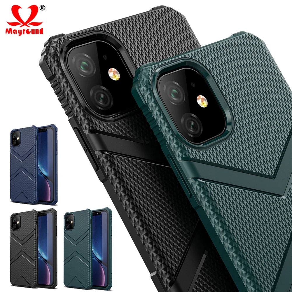 Mayround 3D зеленый чехол-книжка для iPhone 11 Pro Max ударостойкая гибридная Броня Военная