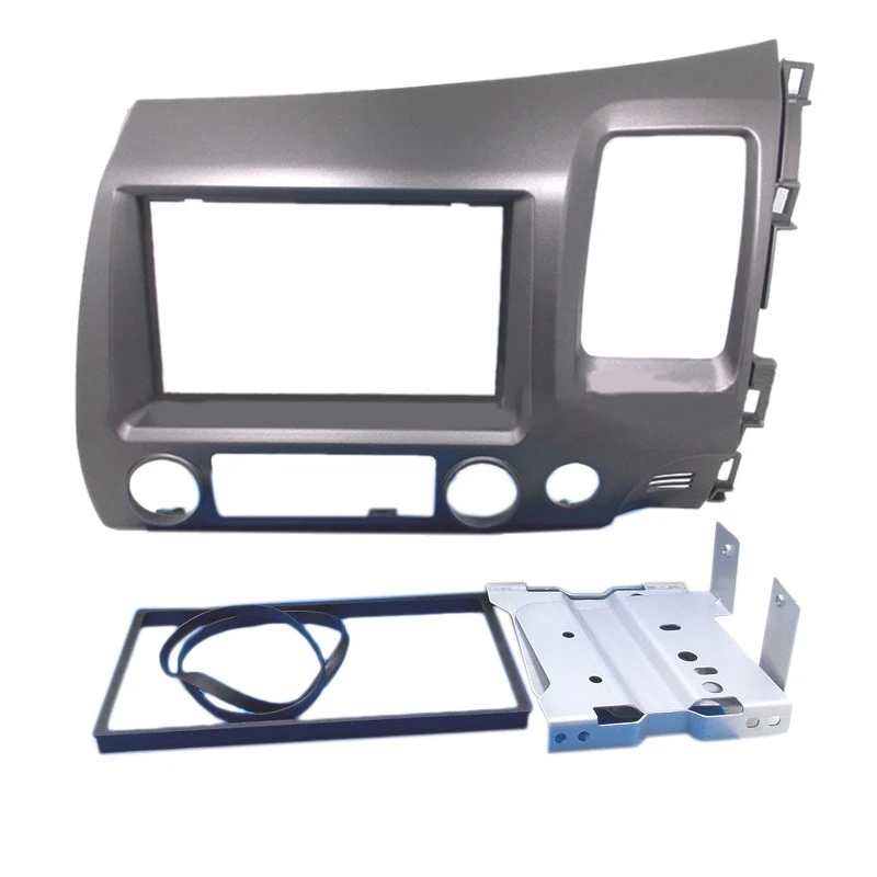 Для Honda Civic 2006 2011 стерео радио двойной 2 DIN Dash Kit Fascia панель отделка RHD|Шаблон