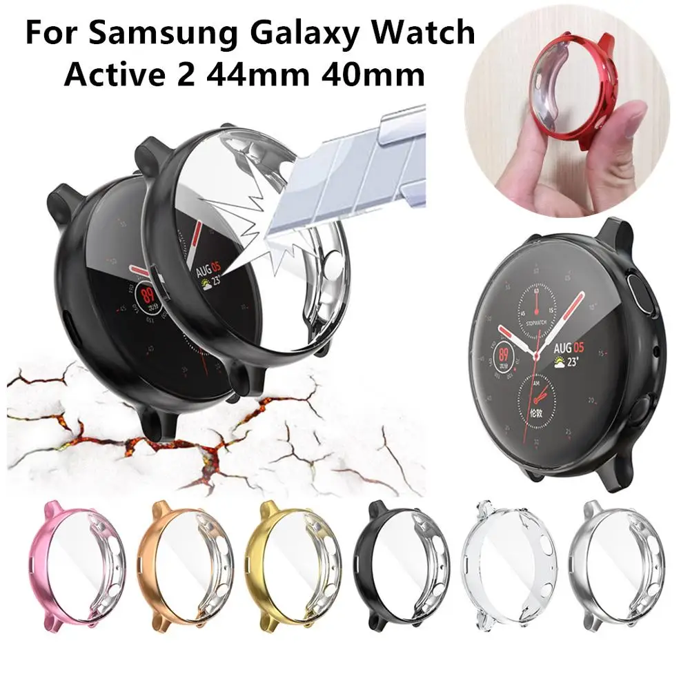 Новинка, Ультратонкий чехол из мягкого ТПУ для samsung Active 2, 44 мм, 40 мм, десять цветов, чехол для samsung Galaxy watch