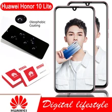 Для Huawei Honor 10 Lite ЖК-дисплей с цифрователем сенсорного вода сенсорный экран с рамкой глобальная версия 6,21