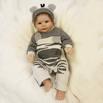 

20'' Series SDK Adorable Boy Reborn Baby Doll With Clothes For Children Educational Toys Birthday Gift - Plastic Body (SDK-98R3)