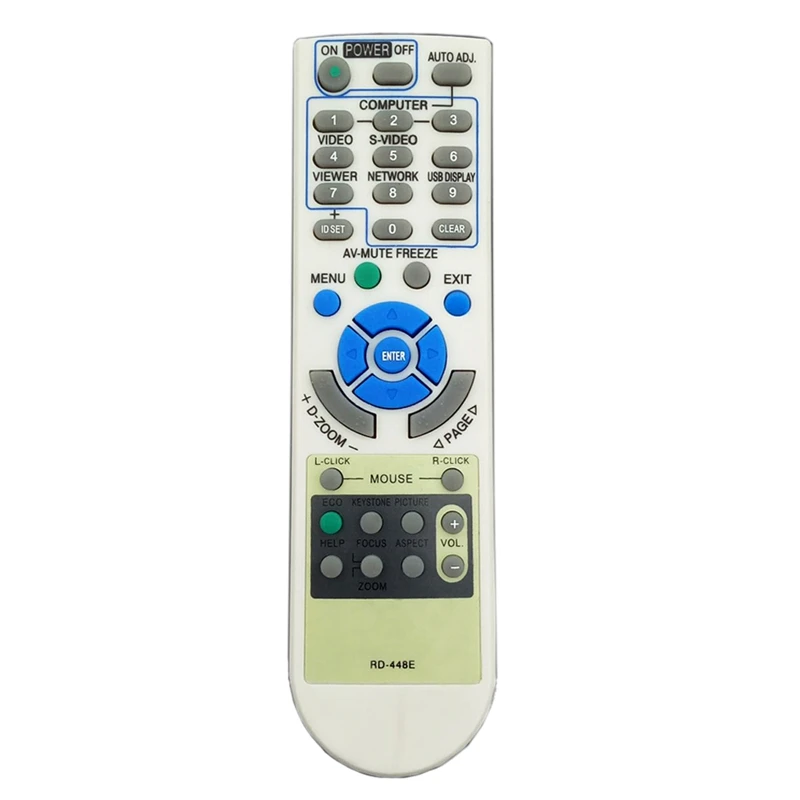 Rd 448E проектор ДИСТАНЦИОННОГО Управление для Nec Проектор V260X + V300X V260 443E Lt180 Lt280 Lt380 M230