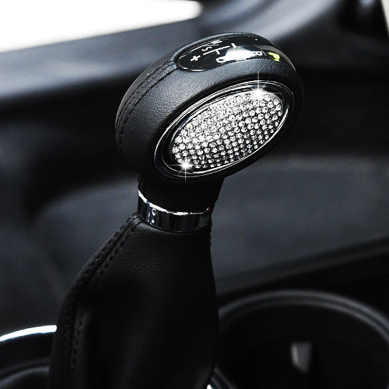 

Car Automatic Gear Shift Knob Sticker Decoration car Accessories For BMW MINI Cooper S F54 F55 F56 F57 F60 Car Styling 2Pcs/set