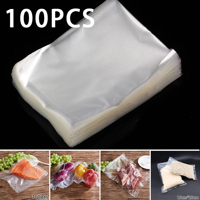 100 упаковка 15 см* 20 см вакуумный упаковщик для пищевых продуктов упаковка для пищевых продуктов чай лекарственные средства свежие