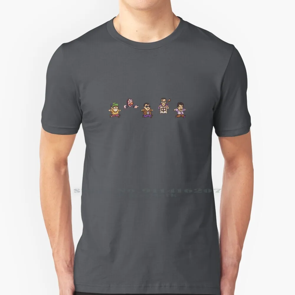 Dream Team T Shirt 100% Puro Cotone Chrono Trigger Cross Snes Super Nintendo Square Enix Squareenix Squeenix Se Squaresoft